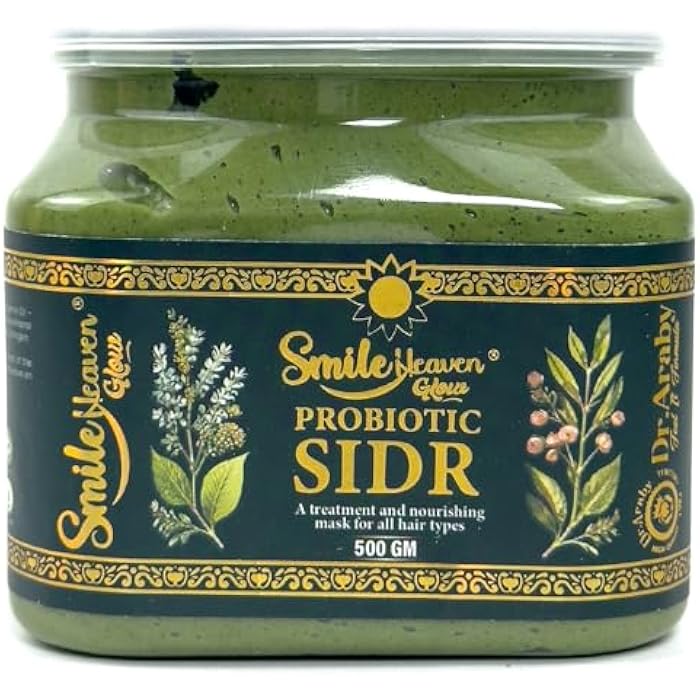 Smile Heaven Cosmetics - Hair Mask, Probiotic Sidr, A Treatment & Nourishing For All Hair Types, 500 GM - Image 3